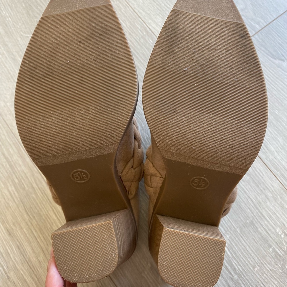 Universal Thread Brown Braided Mules - image 4